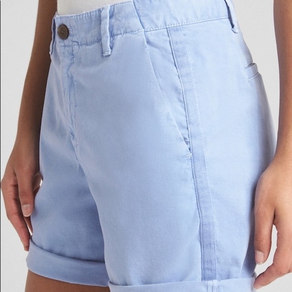 NWT GAP Gray 5”Chino Shorts Cotton - Picture 3 of 7
